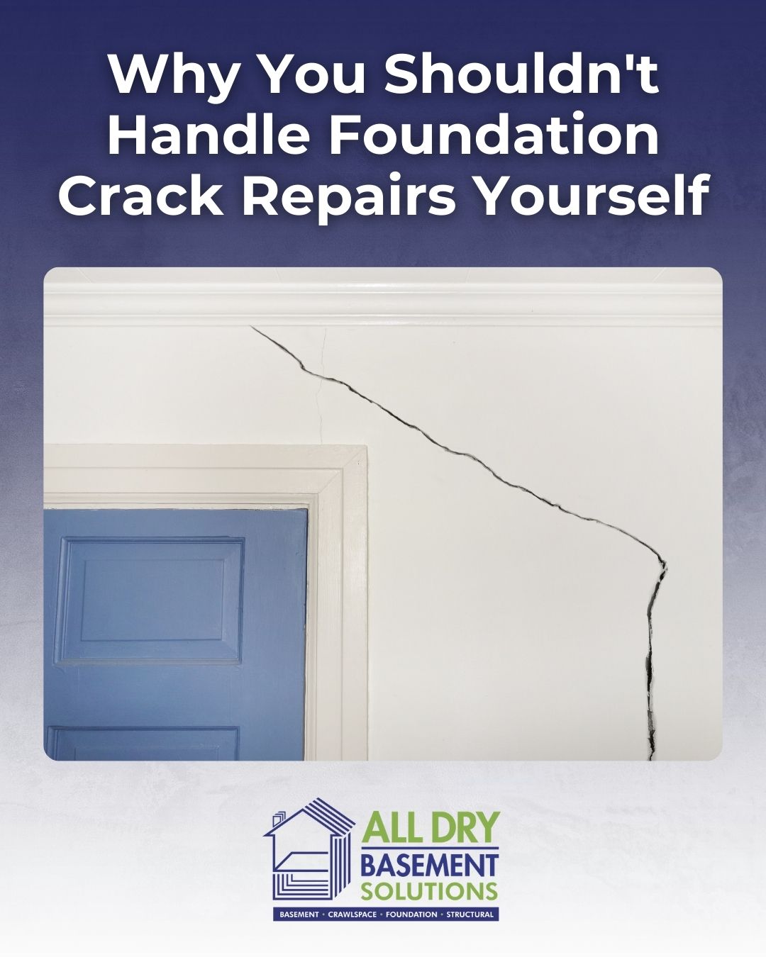 Why You Shouldn't Handle Foundation Crack Repairs Yourself